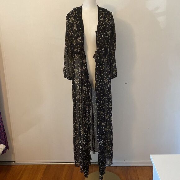 Sorella Couture Black Starprint Swim Cover One Size - Picture 6 of 13